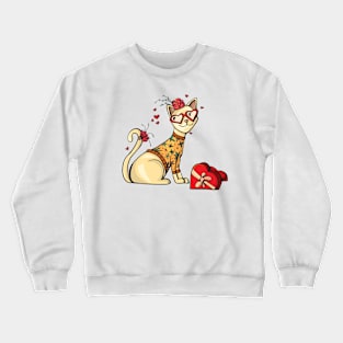 Zodiac Cat Series- Libra Crewneck Sweatshirt